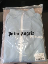 Palm angels Popular personalidad de la moda-Encuentro de rayado simple corriendo hombres casuales conjuntos de