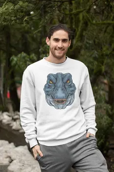 

Angemiel Wear Dinosaur Portrait Men Sweatshirts