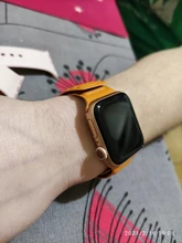 Correa de enlace de cuero para Apple watch, banda de 44mm, 40mm, 38mm, 42mm, pulsera de bucle magnético original, iWatch seires 3, 5, 4, 6 SE