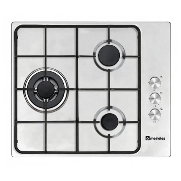 Gas Hob Meireles MG3630X (60 cm) Stainless steel (3 Stoves) |