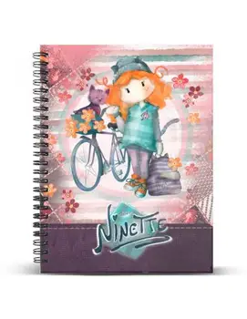 

NINETTE FOREVER A4 ring notebook