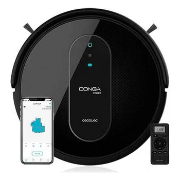 

Robot Vacuum Cleaner Cecotec Conga 1590 Active 1400 Pa WiFi Black