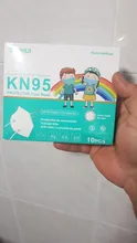 FFP2 Mascarillas KN95 máscara para niños 5 capas cara máscara KN95 para niñas niños respirador de protección de los niños KN95 máscaras Fit 2-9 años