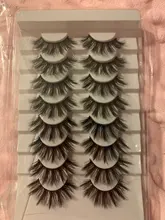 SEXYSHEEP-pestañas postizas 3D, 5/8/10 pares, naturales, voluminosas, maquillaje