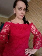 Mini Dress Vestidos Lace Elegant Off-Shoulder Summer Sexy Women Flare-Sleeve Slash-Neck