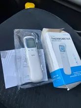 Termómetro Digital infrarrojo sin contacto para la frente para adultos/niños/bebés, termómetro de mano para la frente con pantalla LCD