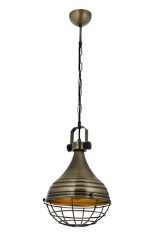 

AVONNI AV-4106-M18-1E Antique Plated Pendant, E27, Metal, 25cm
