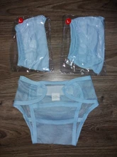 3 uds. De Pañales lavables para bebé, pañal transpirable de verano para recién nacido, de algodón, reutilizables, de bolsillo de malla