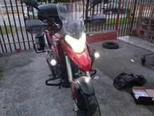 Lámpara brillante mejorada para motocicleta, luces auxiliares antiniebla para BMW R1200GS, F800GS, F700GS, F650, K1600, 40W, 6000K