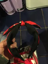 Disney-Diadema de Minnie Mouse para niña y niño, accesorios para el cabello para niña y niña, Diadema elástica para el pelo, lazos de regalo