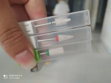 Brocas de cerámica para uñas, fresa eléctrica, pulidora para manicura, pulidor de uñas, accesorios de equipo de arte de uñas, 1 ud.