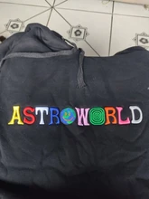 2020 TRAVIS SCOTT Astrodome Ojalá estuvieras aquí bordado Arco Iris carta hombres Sudadera con capucha para mujer de moda Hip Hop sudadera