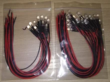 Bulb Diodes Led-Light-Lamp Prewired Home-Decoration 10pcs/Lot 5mm 20cm 12V for DIY Four-Colors