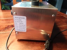 Generador de ozono portátil, ozonizador purificador de aire, esterilizador, tratamiento, ozono, añadido a máquina de ozono de formaldehído, 60 g/h, 48 g/h