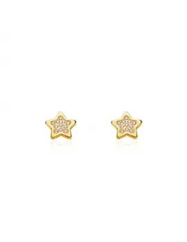 

Earrings Girl Star with zircons