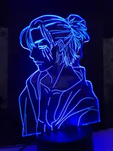 Table-Lamp Light Cool Ackerman-Figure Night-Light Titan Attack Acrylic Home-Room-Decor