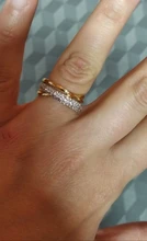 Huitan-Anillos cruzados de alta calidad para mujer, joyería de moda para boda, compromiso, fiesta, cristal brillante de circón