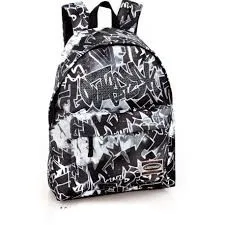 

Backpack sports Bud graffiti White Black