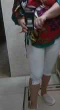 Pantalones estilo de verano de Color caramelo pantalones de tipo pirata para mujeres de verano delgada pantalones alta cintura elástica de talla grande Pantalones