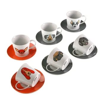 

Piece Coffee Cup Set Porcelain (6 Pieces)