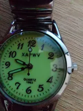 Reloj de cuarzo Vintage brillante para hombre y mujer, cronógrafo de plata y oro elástico para parejas, regalo de fiesta y oficina