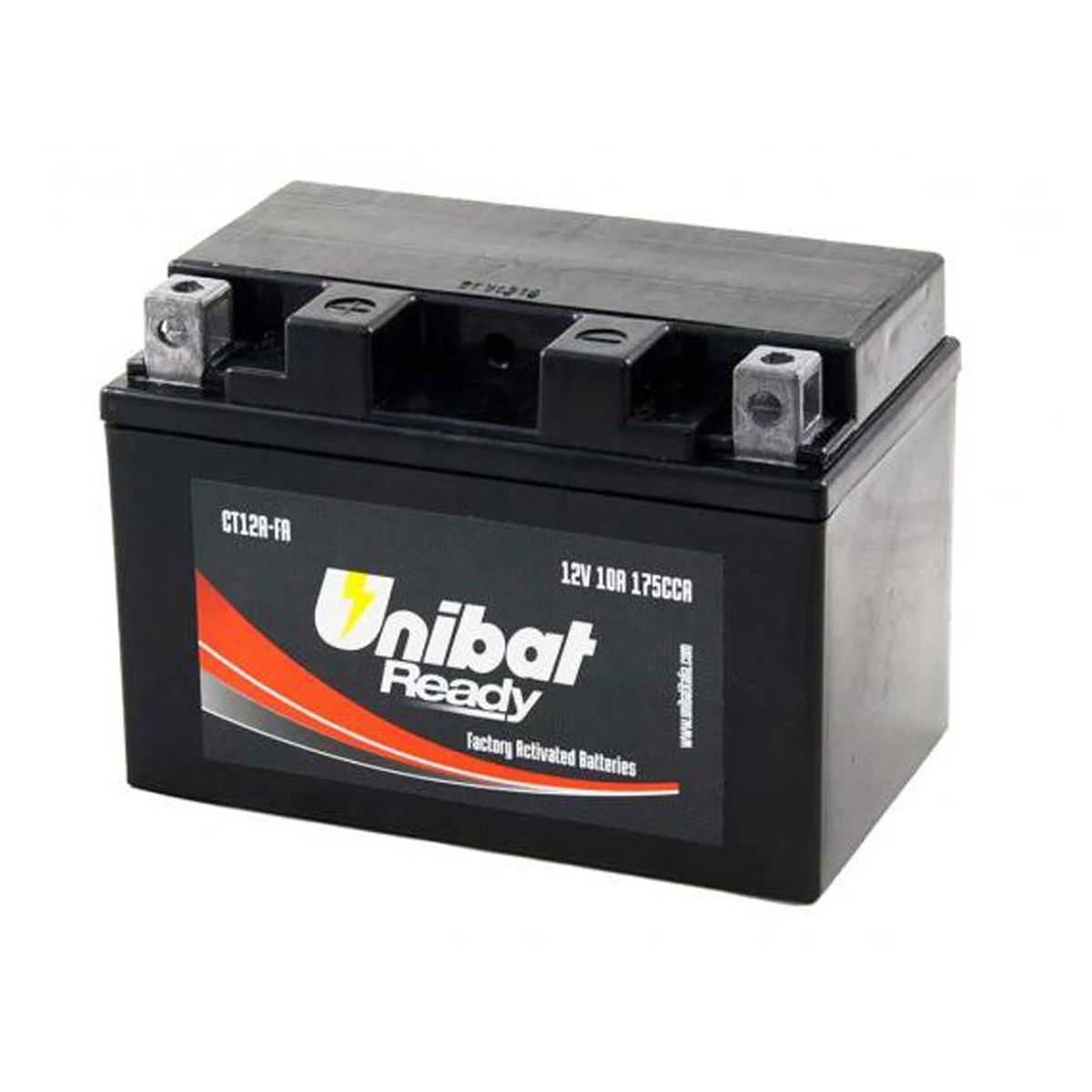 Unibat Ct12A-Fa-Ready-To-Use Sigillato Moto Ct12A-Fa Batteria (Yt12A-Fa Equivalente) Moto Rcycle