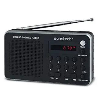 

PORTABLE RADIO SUNSTECH RPDS32 SILVER