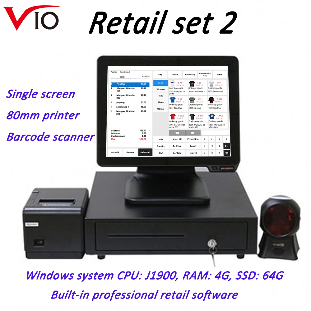 barcode scanner printer all in one