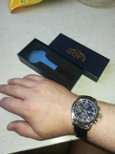 LIGE-Reloj analógico con correa de cuero para hombre, cronógrafo a la moda, de lujo superior, de cuero premium, impermeable, para deporte, nuevo, 2020