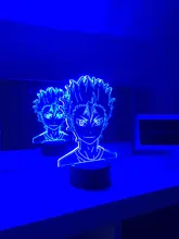 Led-Night-Light Table-Lamp Hinata-Figure Manga Gadget Bedroom-Decor Acrylic Anime Haikyuu