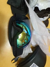 PHMAX-Gafas de esquí antiniebla para hombre y mujer, lentes de Snowboard de doble capa con protección UV400, lentes de sol para nieve
