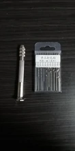 Juego de equipos de perforación manual de Metal, herramientas de molde de resina epoxi Uv con tornillo de taladro de 0,8mm-3,0mm, bricolaje, fabricación de joyas hechas a mano, 1 Juego