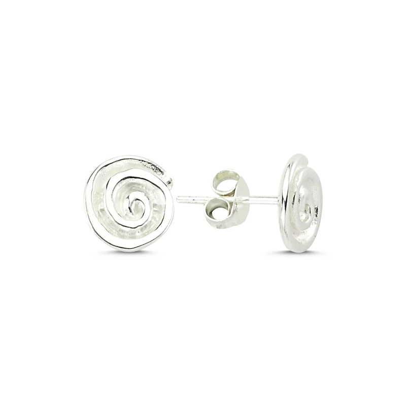 Круглые серьги из 925 пробы серебра