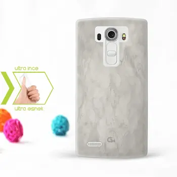 

Personalized LG G4 Slim Clear Silicone Phone Cover (Marble Temalı-4)
