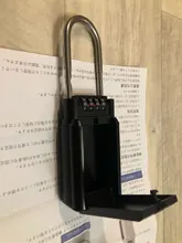 Caja de cerradura de combinación MOOL, caja de cerradura con llave de 4 dígitos, cerradura de combinación, impermeable, interior/exterior