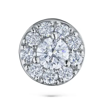 

Pendant in white gold with diamonds