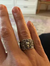 Anillo Vintage de plata fina con cola de zorro para hombre y mujer, Joyería de Halloween de fiesta Steampunk, regalos