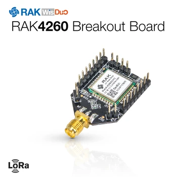 

RAK4260 LPWAN Breakout Module for LoRaWAN using ATSAMR34J18B SIP and ATECC608A Cryptographic co-processor in XBee Form Factor