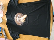 Shirt Lips Tees Base Women Tops Funny Leopard Summer Fashion O-Neckblack ZOGANKIN