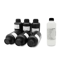 Импортные УФ-чернила для УФ-принтера 6*500 мл УФ-чернила+ 1* чистящая жидкость(500 мл) Высокое качество