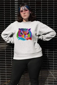 

Angemiel Wear Owl Men 'S White Women Sweatshirts