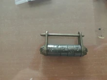 NAIERDI 50*28mm de aleación de Zinc de chino Vintage bronce antiguo llave candado Retro combinación de contraseña de bloqueo caja de joyería de candado