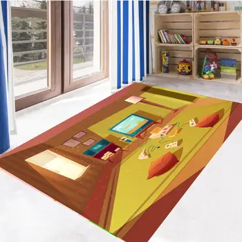 

Game Room 2 Patterned Carpet ,Non Slip Floor Carpet,Teen's Carpet,Turkish Rug