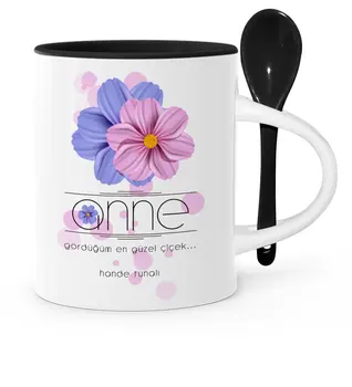 

Personalized Mother Meaning Black Spoon Mug Cup-10