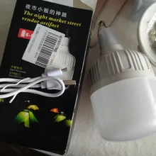 Tent-Lamp-Battery Lantern Outdoor-Bulb Camping-Light Rechargeable Led Portable Porch/garden