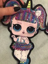 LOL surprise-pegatinas de ropa de muñecas para niñas, parche decorativo bordado para fiesta de cumpleaños