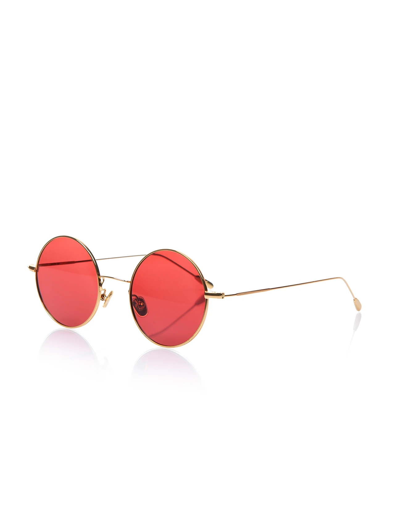 

Unisex sunglasses opc 17014 07 metal yellow organic round round 50-22-145 optoline club