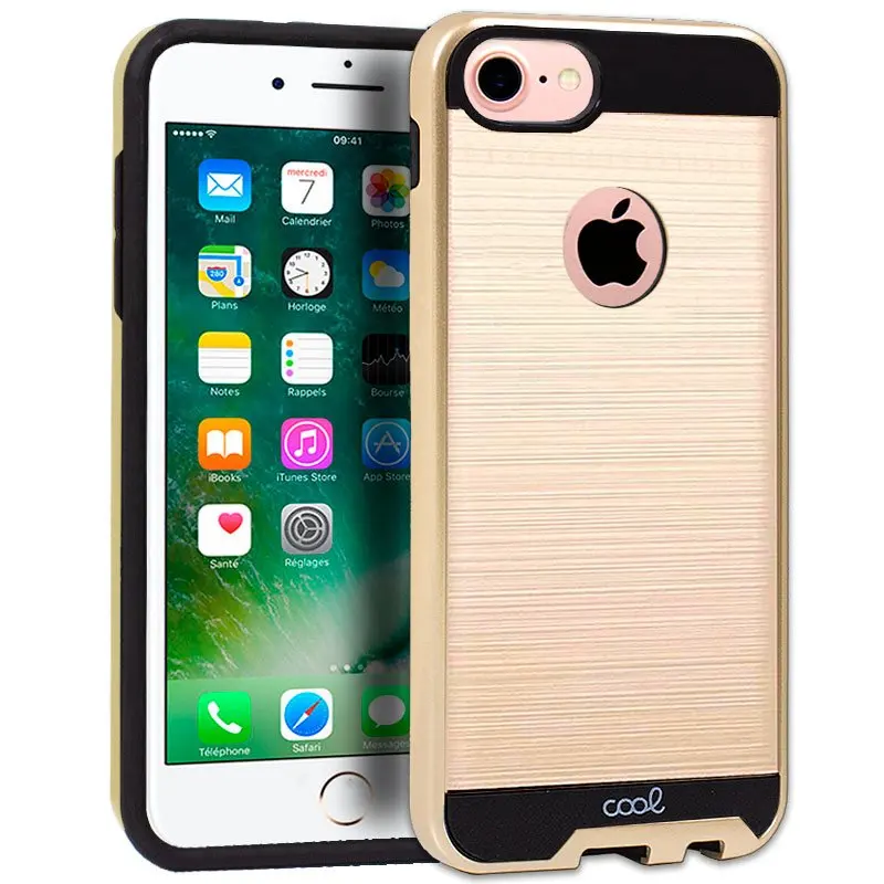 Чехол для Iphone 7/iPhone 8 алюминий(золотистый
