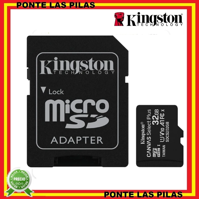 Carte micro SD 32 Go Classe 10 avec adaptateur pour pièges photos