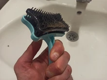 De plástico cepillo para gatos y perros mascotas novio baño cepillos eliminación de cabello cepillo BOM666